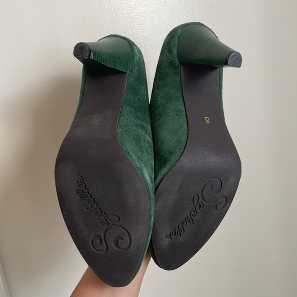 Seychelles Hunter Green Suede Pumps size 8 GUC - Picture 9 of 15